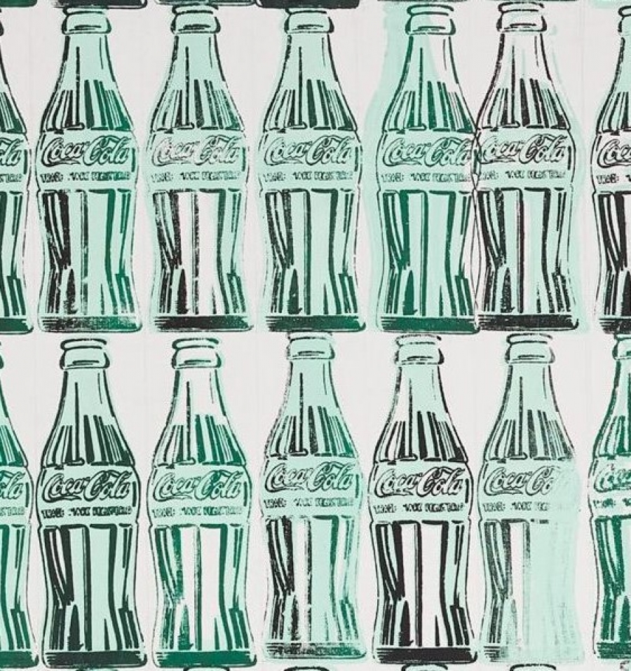 AttivArte - GREEN COCA-COLA BOTTLES - Andy Warhol-1962-Arte Contemporanea