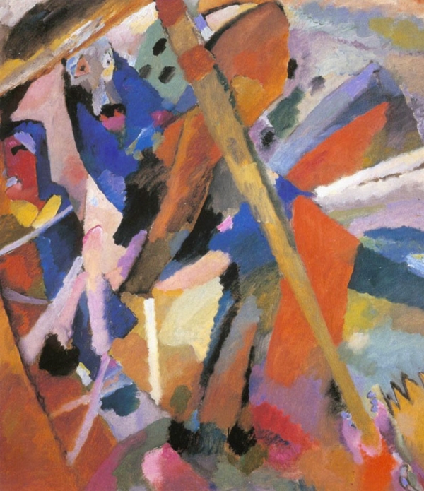 SAN GIORGIO II,  Vassily Kandinsky, 1911- astrattismo